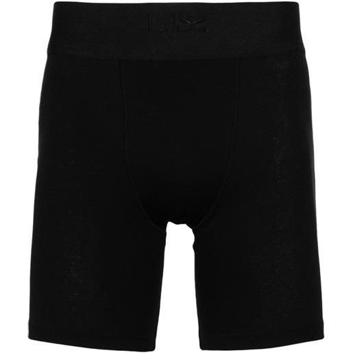 Ludovic de Saint Sernin shorts con ricamo - nero