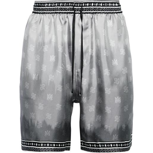AMIRI shorts ma con stampa paisley - grigio
