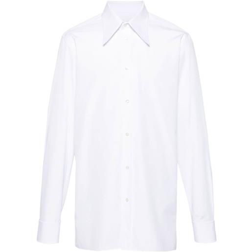 Maison Margiela camicia con decorazione cuciture - bianco
