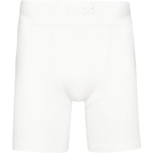 Ludovic de Saint Sernin shorts con ricamo - bianco