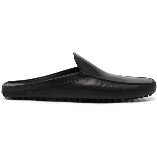Tod's slippers sabot in pelle - nero
