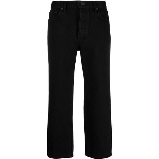 Balenciaga jeans dritti crop - nero