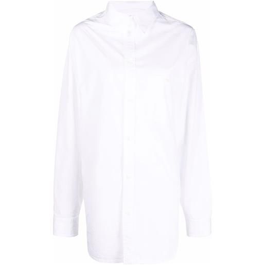 Balenciaga camicia con colletto button-up - bianco