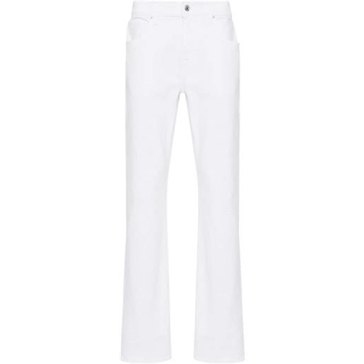 7 For All Mankind jeans dritti con applicazione - bianco