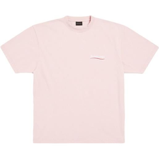 Balenciaga t-shirt political campaign - rosa