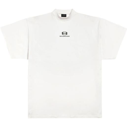 Balenciaga t-shirt a strati - bianco