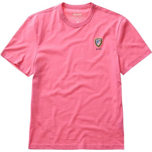BLAUER t-shirt a manica corta uomo rosa 2145 BLAUER