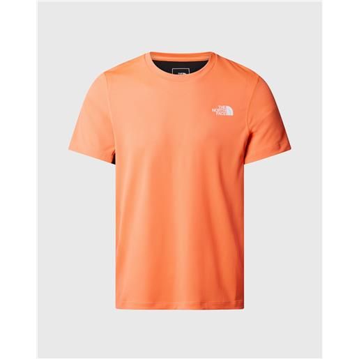 The North Face t-shirt lightbright arancio uomo