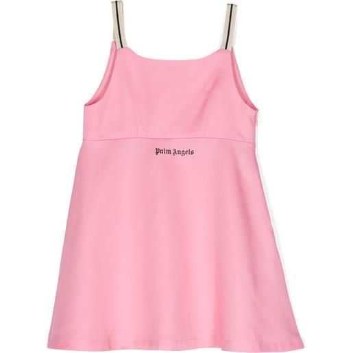 Palm Angels kids abito in rayon rosa