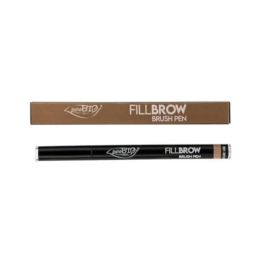 PUROBIO puro bio - fillbrow brush pen - 01 biondo naturale - 0,7 ml