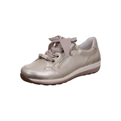 ARA osaka, scarpe da ginnastica donna, platino, 38.5 eu larga