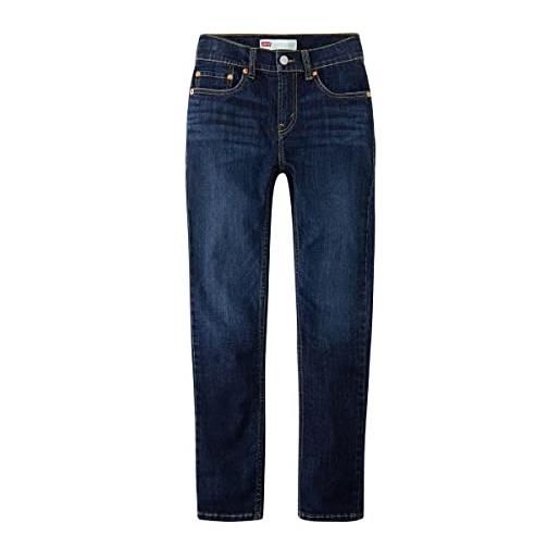 Levi's lvb 512 slim taper jean, jeans bambini e ragazzi, blu (hydra), 3 anni