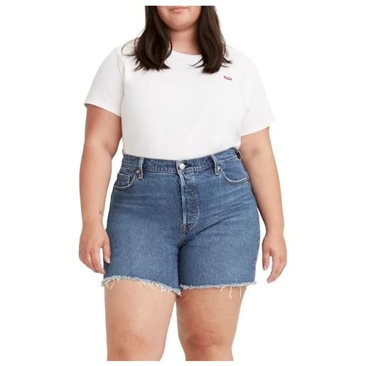 Levi's plus size the perfect tee, t-shirt donna, white +, 3xl