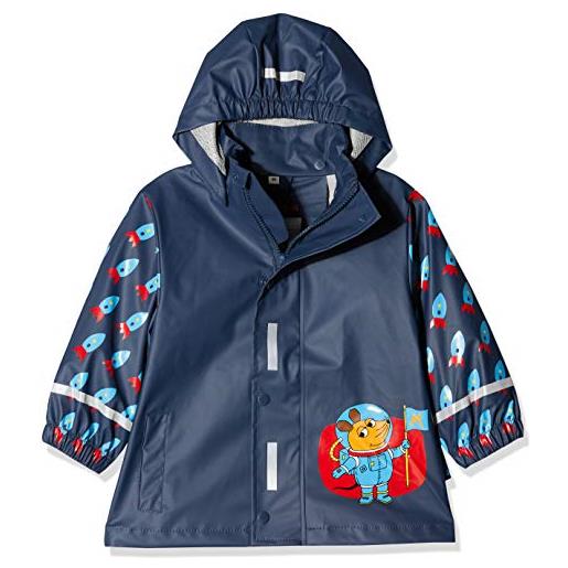 Playshoes giacca da pioggia, abbigliamento antipioggia antivento e impermeabile unisex - bambini e ragazzi, lo spazio del mouse, 104