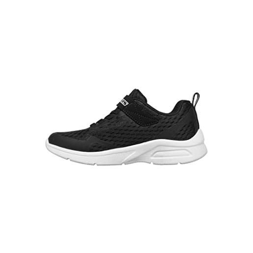 Skechers microspec max torvix, scarpe da ginnastica bambini e ragazzi, black white lght, 35.5 eu