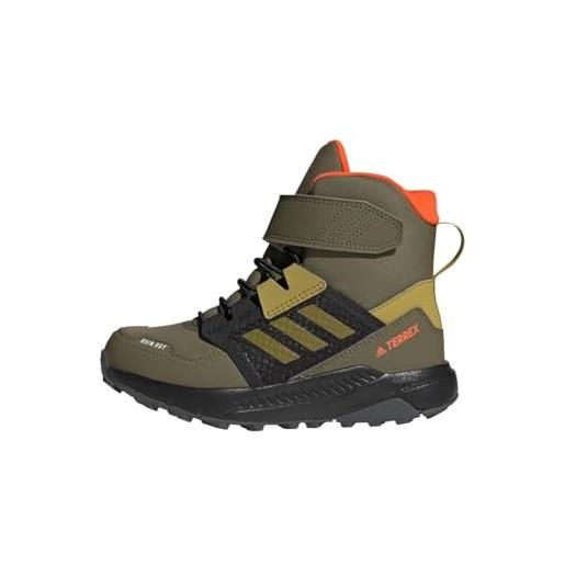 adidas terrex trailmaker high cold. Rdy hiking, shoes (football) unisex - bambini e ragazzi, focus olive/pulse olive/impact orange, 37 1/3 eu