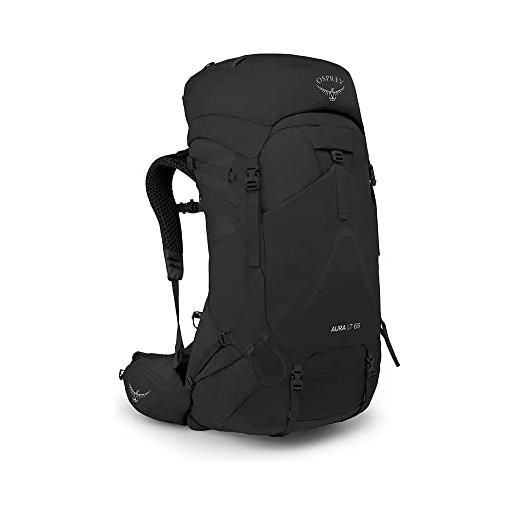 Osprey aura ag lt 65 womens backpacking backpack black wm/l