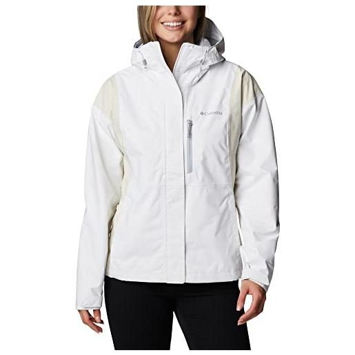 Columbia hikebound jacket, chaqueta de lluvia impermeable donna, whisper, eve, 