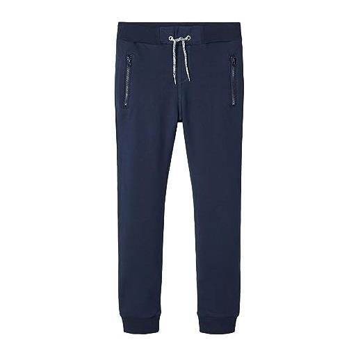 Name it nkmhonk bru swe pant noos, pantaloni da ginnastica bambini e ragazzi, blu scuro, 86