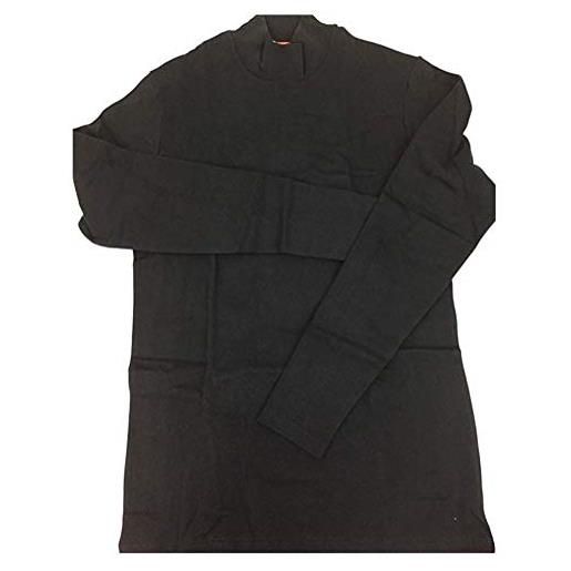 RAGNO maglia lupetto in cotone elasticizzato felpato art. 70080k - 5, nero