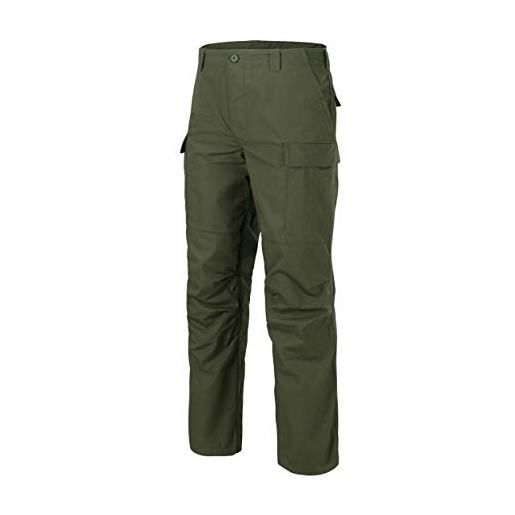 Helikon-Tex bdu mk2 - pantaloni da uomo, colore: verde oliva, tinta unita. , l