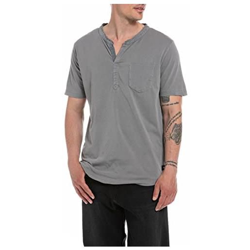 REPLAY m6452 t-shirt, grigio (steel grey 319), xxl uomo