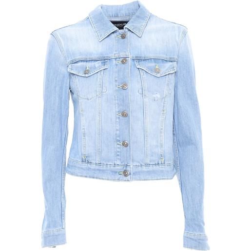 Dondup giacca in jeans azzurra