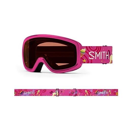 SMITH maschera sci snowboard junior m00442.8k 01fo snowday jr gog-rc36 pink space cadet (unica -. )