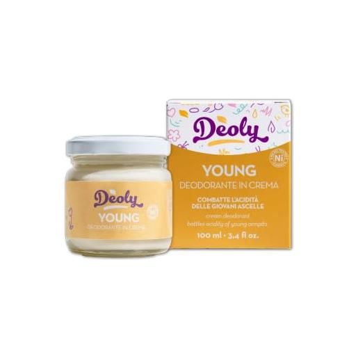 ELLENNE latte e luna deoly deodorante in crema young plastic free 100ml ecobio 20112r