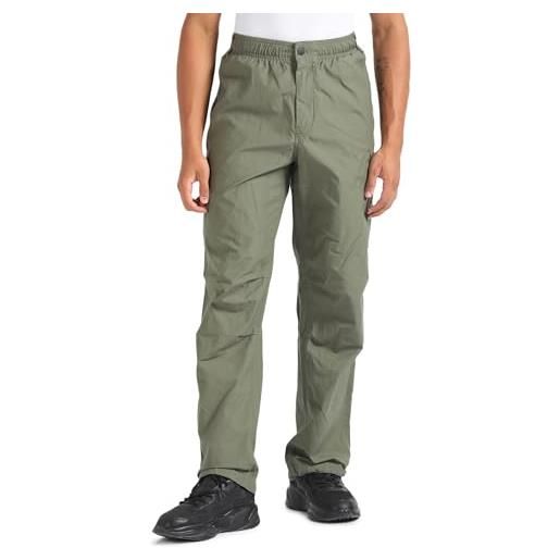 Calvin Klein Jeans essential regular cargo pant j30j324692 pantaloni in tessuto, verde (dusty olive), s uomo
