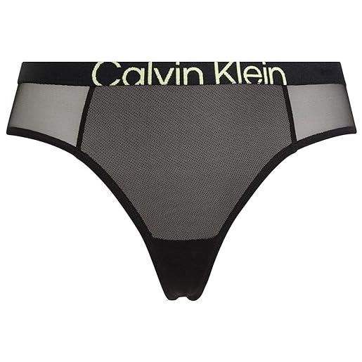 Calvin Klein perizoma in rete, nero, donna (s)