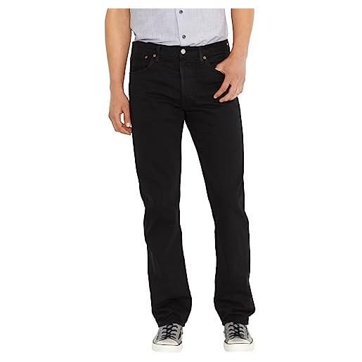 Levi's 501 original fit, jeans uomo, stonewashed black, 33w / 30l
