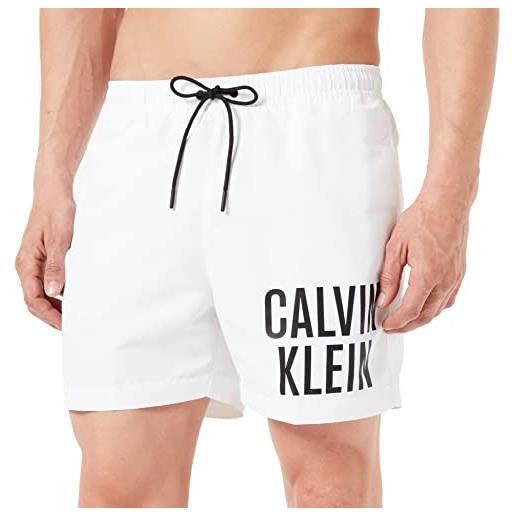 Calvin Klein Jeans calvin klein medium drawstring km0km00701 coulisse media, bianco (pvh classic white), m uomo