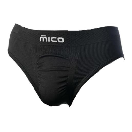 MICO slip sportivi da uomo, odor zero ionic+® p4p skintech - 100% made in italy - in01786 (ii, nero)