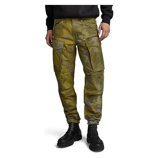 G-STAR RAW rovic zip 3d regular tapered pants, pantaloni uomo, multicolore (tobacco blurry camo d02190-d326-g143), 35w / 32l