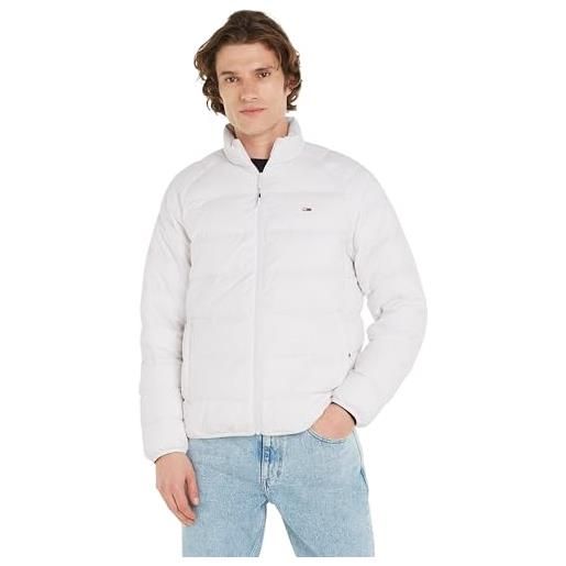 Tommy Hilfiger tommy jeans tjm essential lt down jacket ext dm0dm17984 giacche imbottite, bianco (white), l uomo
