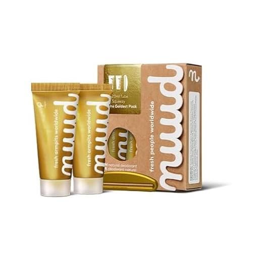 Nuud - creme deo - goldest pack - (2x20ml), gold
