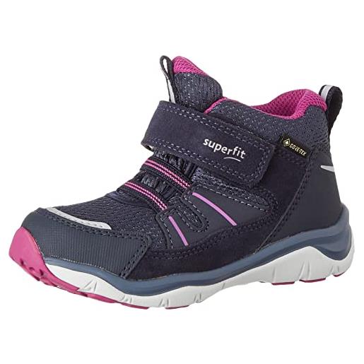 Superfit sport5, scarpe da ginnastica, blu pink 8010, 32 eu larga