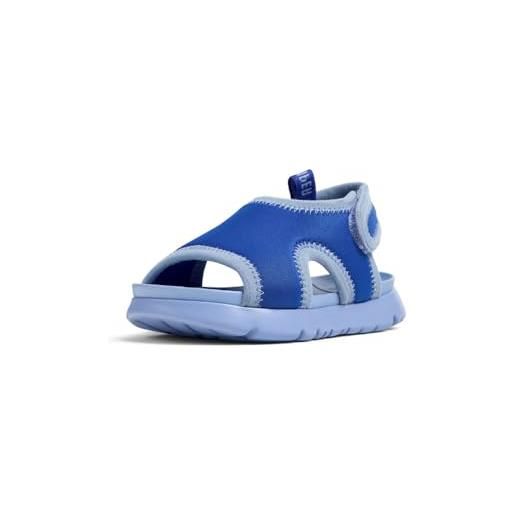 Camper oruga sandal k800562, unisex-bimbi 0-24, blu 001, 21 eu