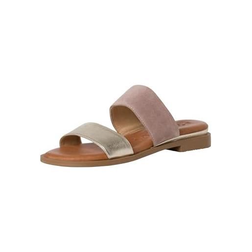 Tamaris Ciabatte In Tela - Comode E Alla Moda - Tacco 3 Cm - Design Antiscivolo - Interno In Sintetico - Colore: Beige - Foto 8