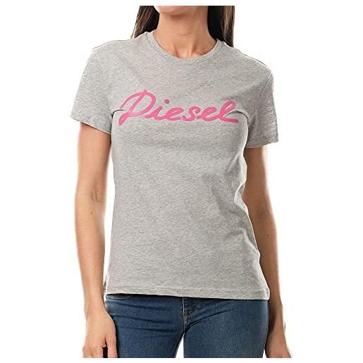 Diesel t-shirt grigio donna sully, grigio, s