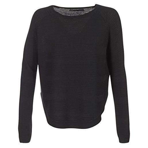 Only onlcaviar l/s pullover knt noos felpa, nero (black black), 34 (taglia produttore: x-small) donna