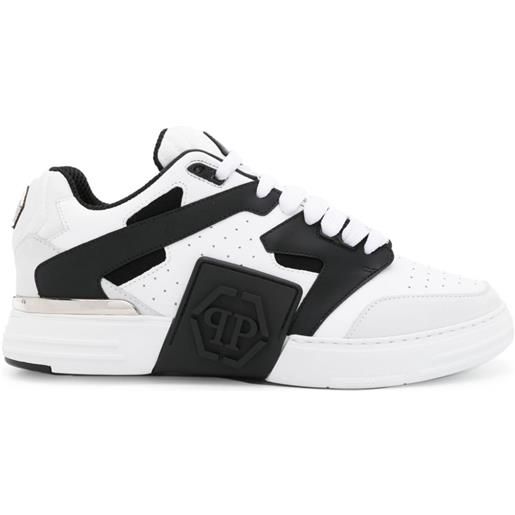 Philipp Plein sneakers con logo goffrato - bianco