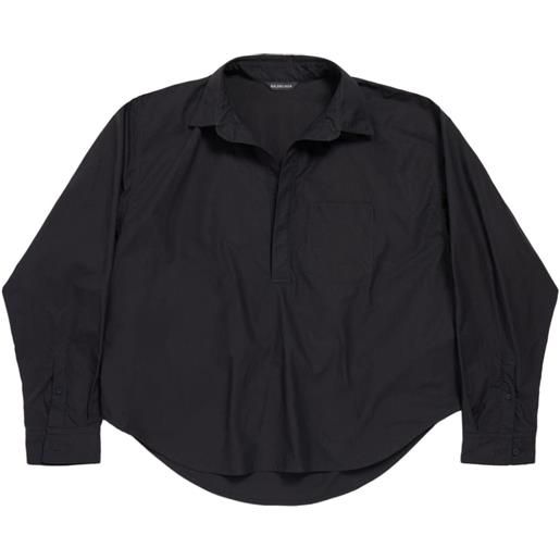 Balenciaga blusa a maniche lunghe - nero