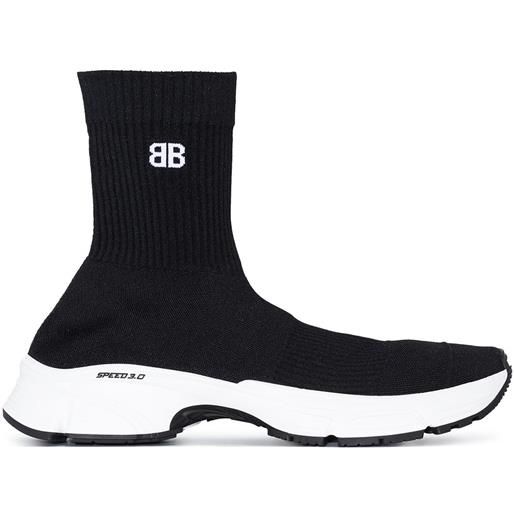 Balenciaga sneakers a calzino speed 3.0 - nero