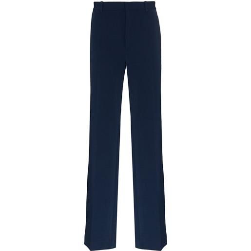 Balenciaga pantaloni sartoriali taglio straight - blu