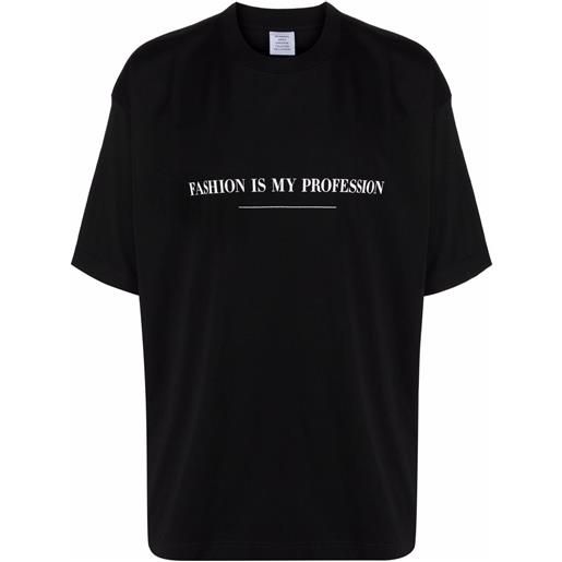 VETEMENTS t-shirt con stampa - nero