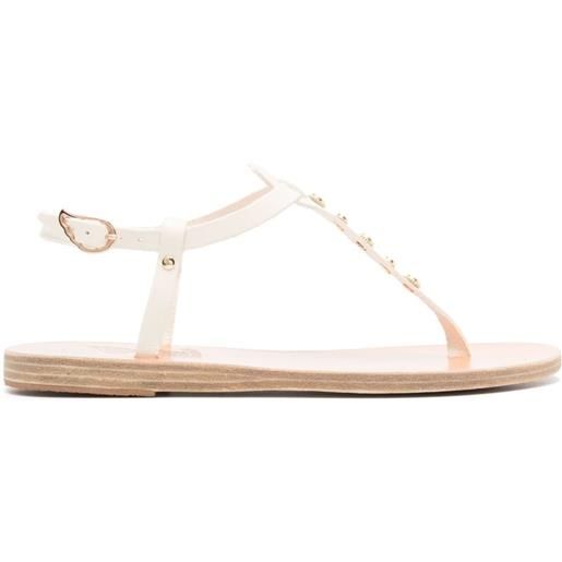 Ancient Greek Sandals sandali lito bee - bianco