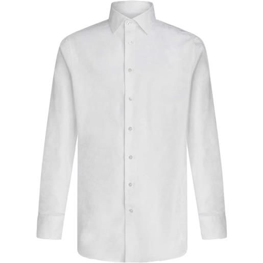 ETRO camicia con effetto jacquard - bianco