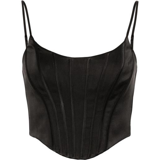 ZIMMERMANN top in stile corsetto - nero